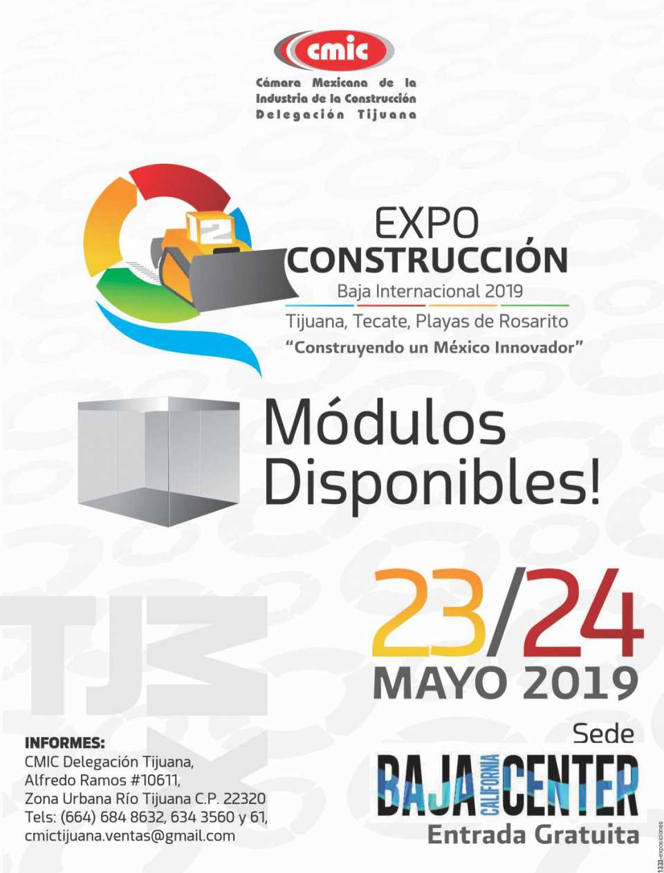 Expo Construccion Baja Internacional, from May 23 to 24, 2019 in Baja California Center