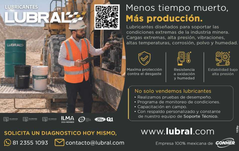 Lubricants designed to withstand the extreme conditions of the mining industry. Maximum protection against wear, resistance to oxidation and moisture. Stability under high pressure.