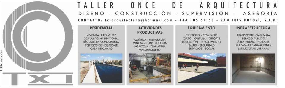 Diseño, Construccion, Supervision, Asesoria, residencial, actividades productivas, equipamiento, infraestructura